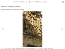 Tablet Screenshot of chateau-arthaudiere.com